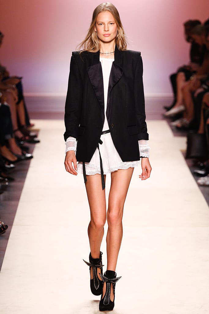 Isabel Marant en Paris Fashion Week 2014 vía Vogue Isabel Marant