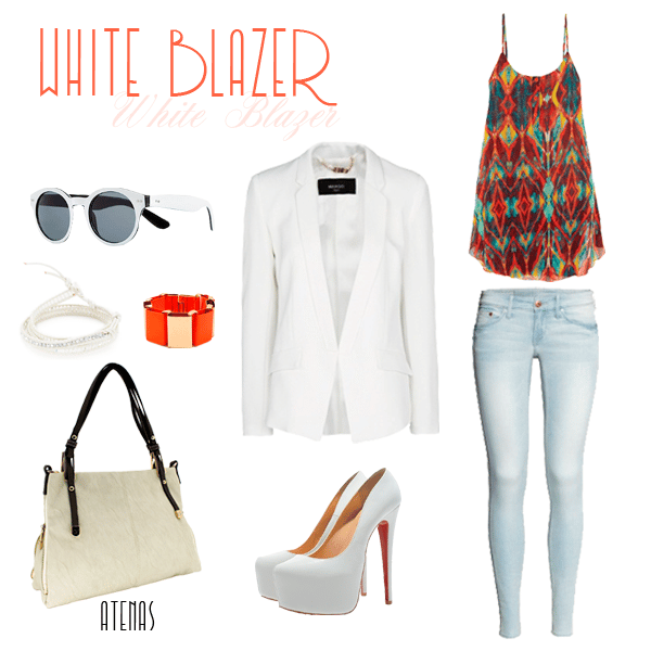 White Blazer Look White Blazer Look