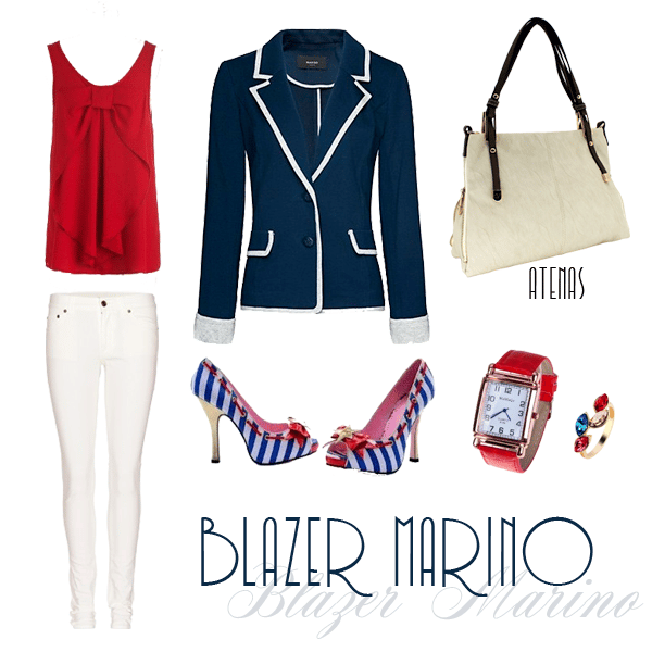 Blazer Marino Look Blazer Marino Look